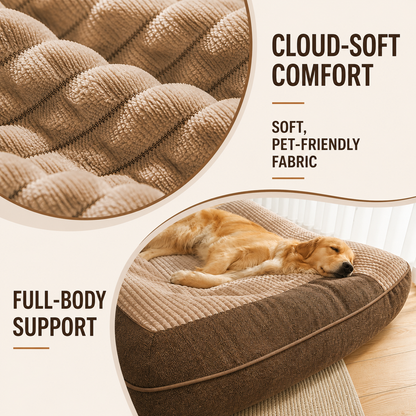 Letto Super Morbido per Cani – Supporto Ortopedico Antigraffio