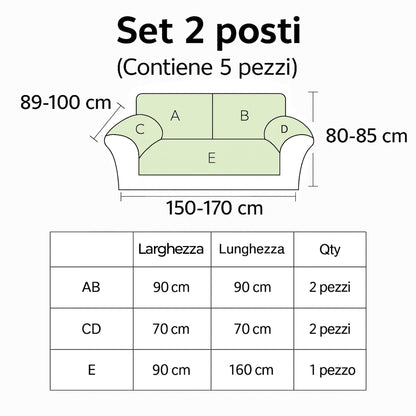 Copridivano Antigraffio Ciniglia Impermeabile - FidoSit