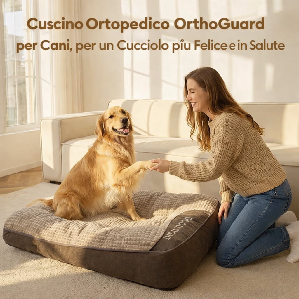 Letto Super Morbido Ortopedico Antigraffio per Cani - FidoSit