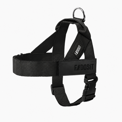 FidoSit adjustable dog harness in Black, product photo 1
