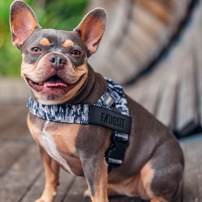 FidoSit adjustable dog harness in Grey Camo, product photo 6