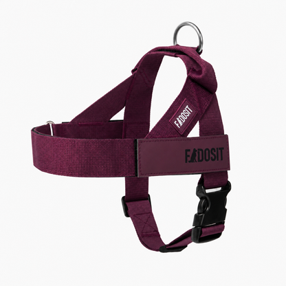 FidoSit adjustable dog harness in Premium Burgundy, product photo 1