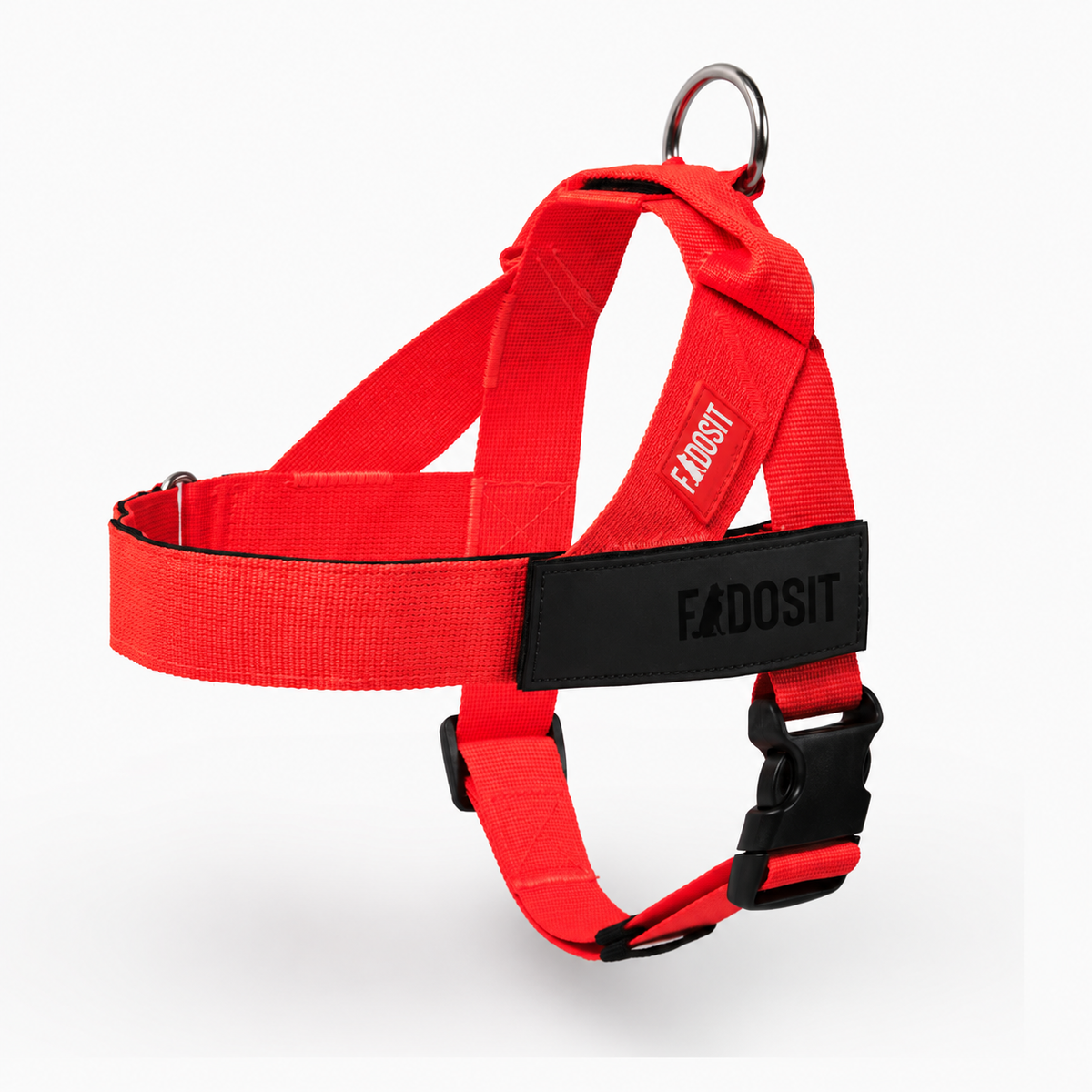 FidoSit adjustable dog harness in Red, product photo 1