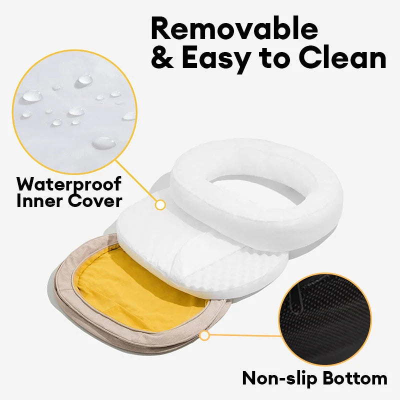 Removable outer cover, protective inner cover and non-slip base
