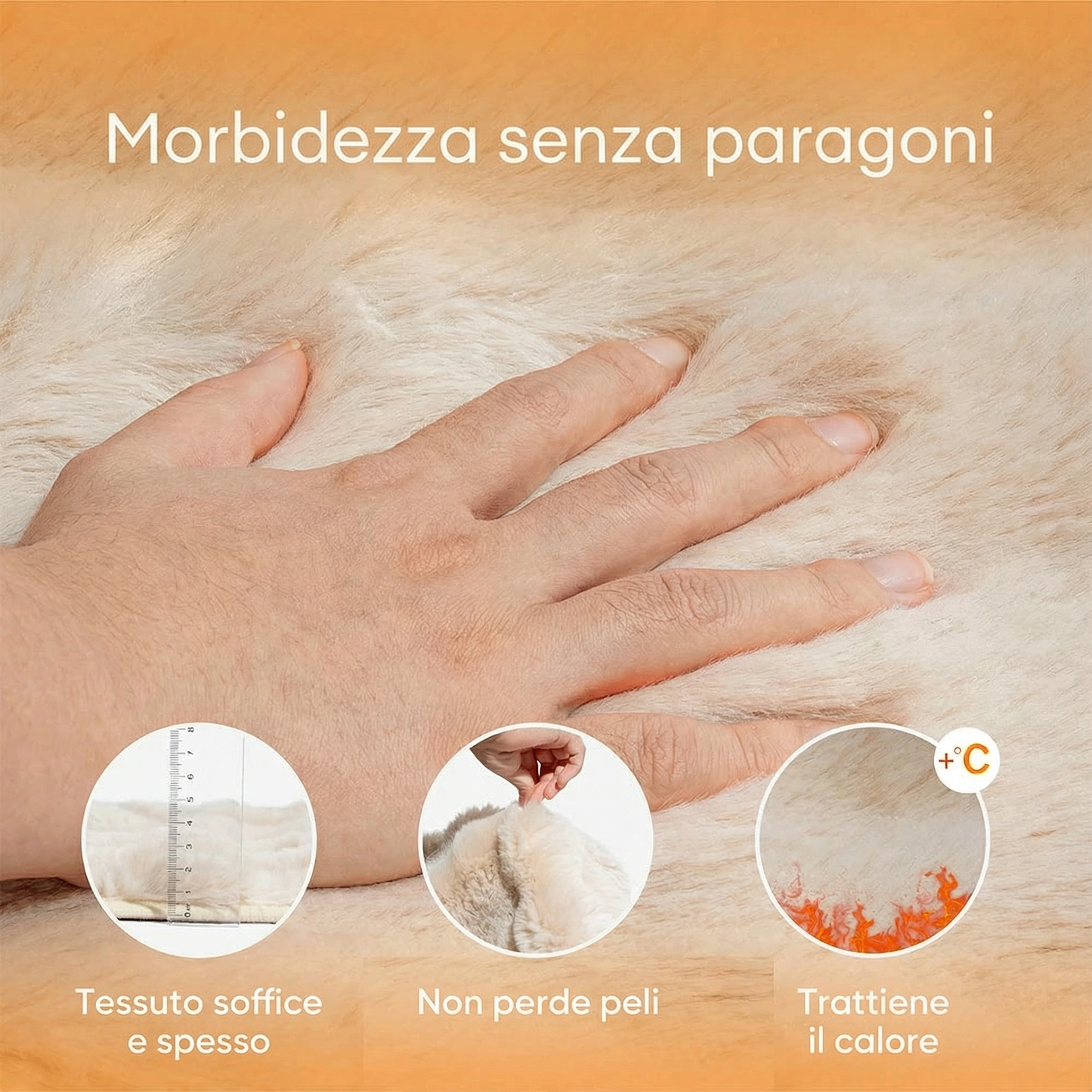 Copridivano Pezzo Unico Effetto Peluche Impermeabile - FidoSit