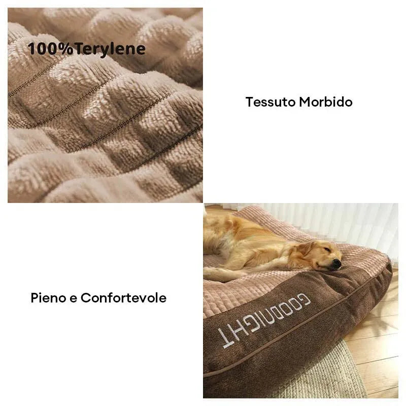Letto Super Morbido Ortopedico Antigraffio per Cani - FidoSit